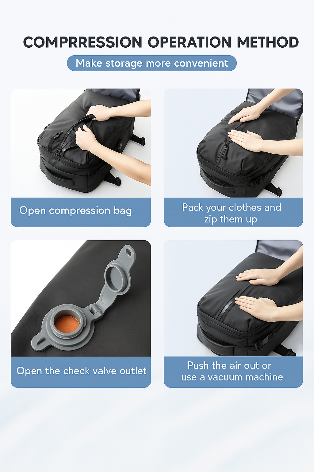 AeroVac Travel Backpack